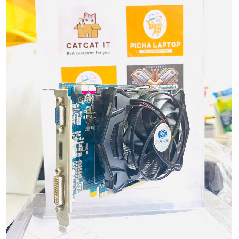 Sapphire HD4670 1GB GDDR3 HDMI VGA DVI แรงกว่า GT210 78% มือสอง(คลัง5)