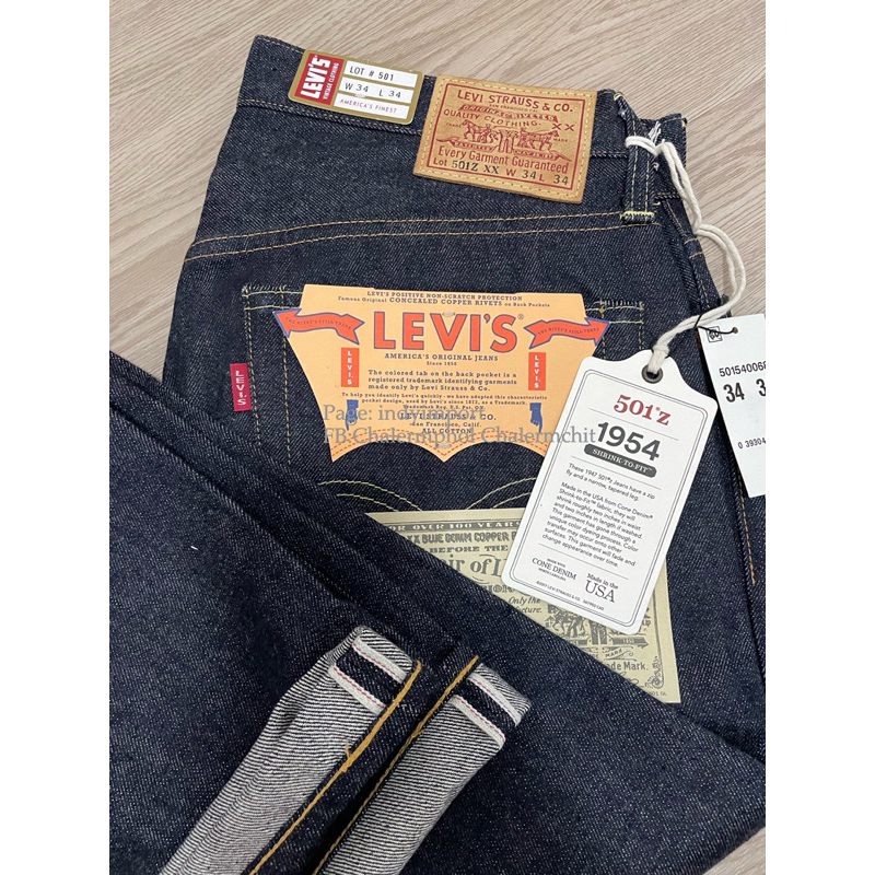 501bigE LVC 1954  Size34x34 made in usa