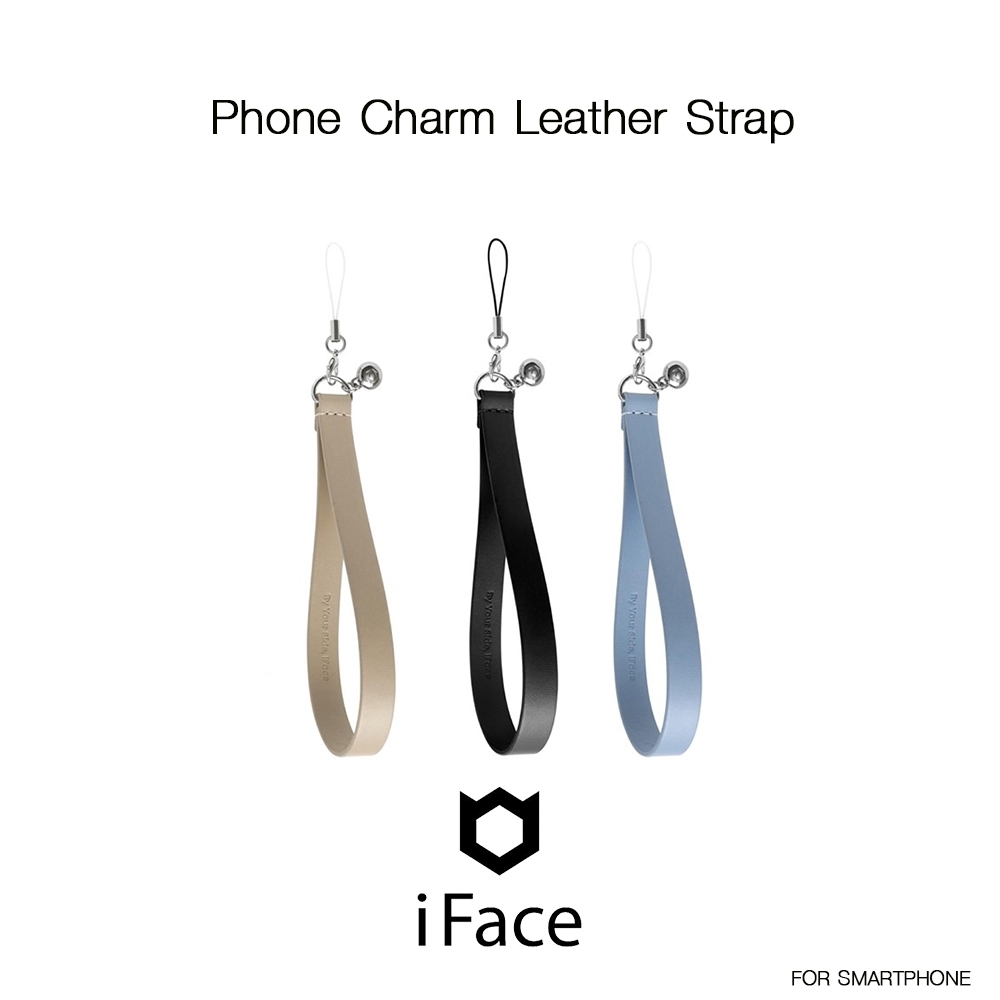 IFACE Phone Charm Leather Strap สายคล้องมือแบบหนังเกรดพรีเมี่ยมจากเกาหลี สำหรับ SmartPhone และอุปกรณ