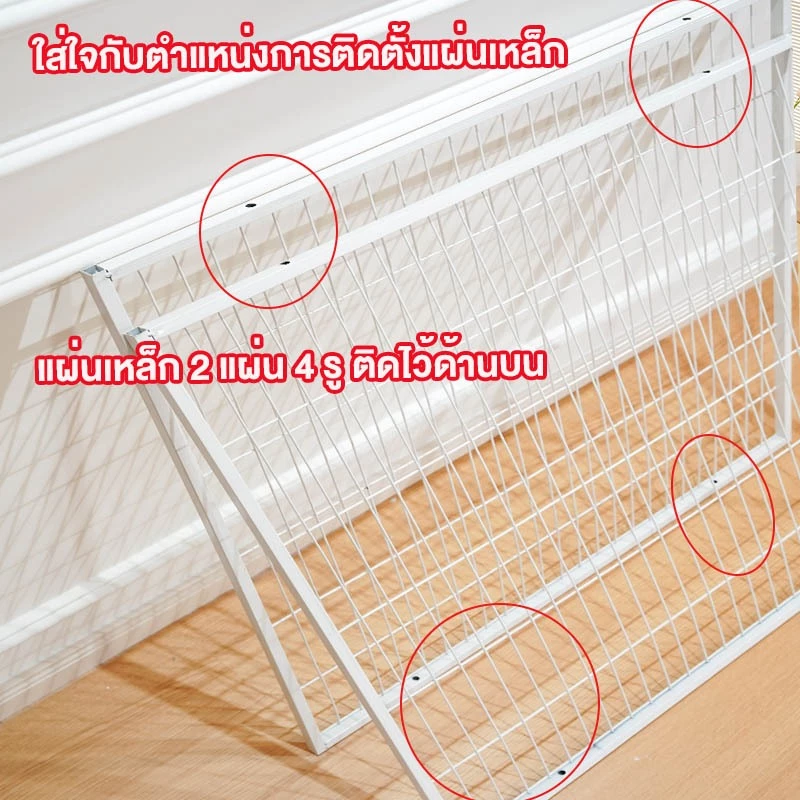 กรงแมว Pet Cage พื้นที่กว้าง ระบายอากาศดี ป้องกันหลบหนี thumbnail 7