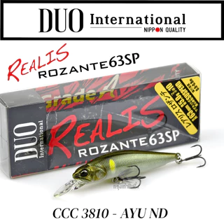 เหยื่อปลอม DUO Realis Rozante 63SP ของแท้
