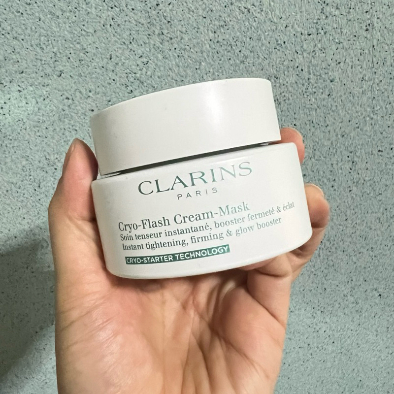 (📍สินค้าเคาเตอร์แท้ 💯% มาส์กผิวเย็นสดชื่น) Clarins Cryo-Flash Cream-Mask