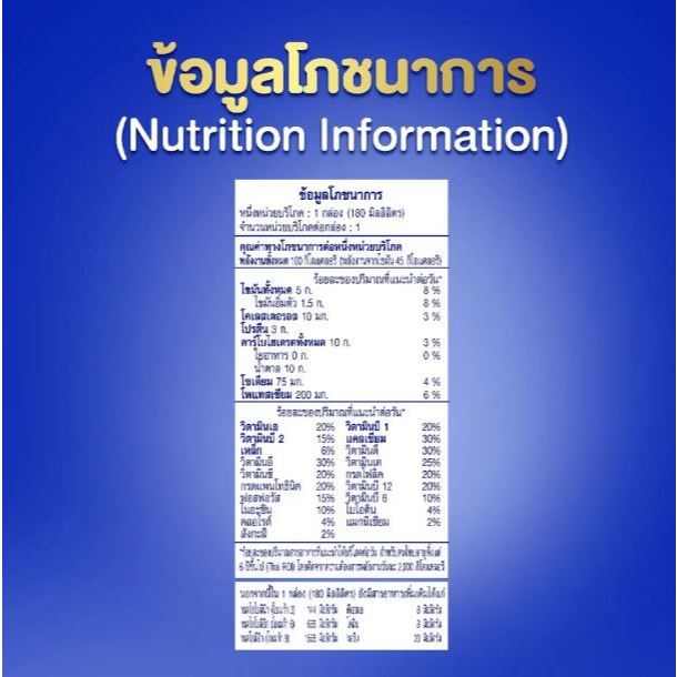 UHT HiQ SKOOL  นมกล่อง ยกลัง นมยูเอชที นมวัยประถม นมไฮคิวเอสกูล รสจืด 180 มล (36 กล่อง) - รูปที่ 3