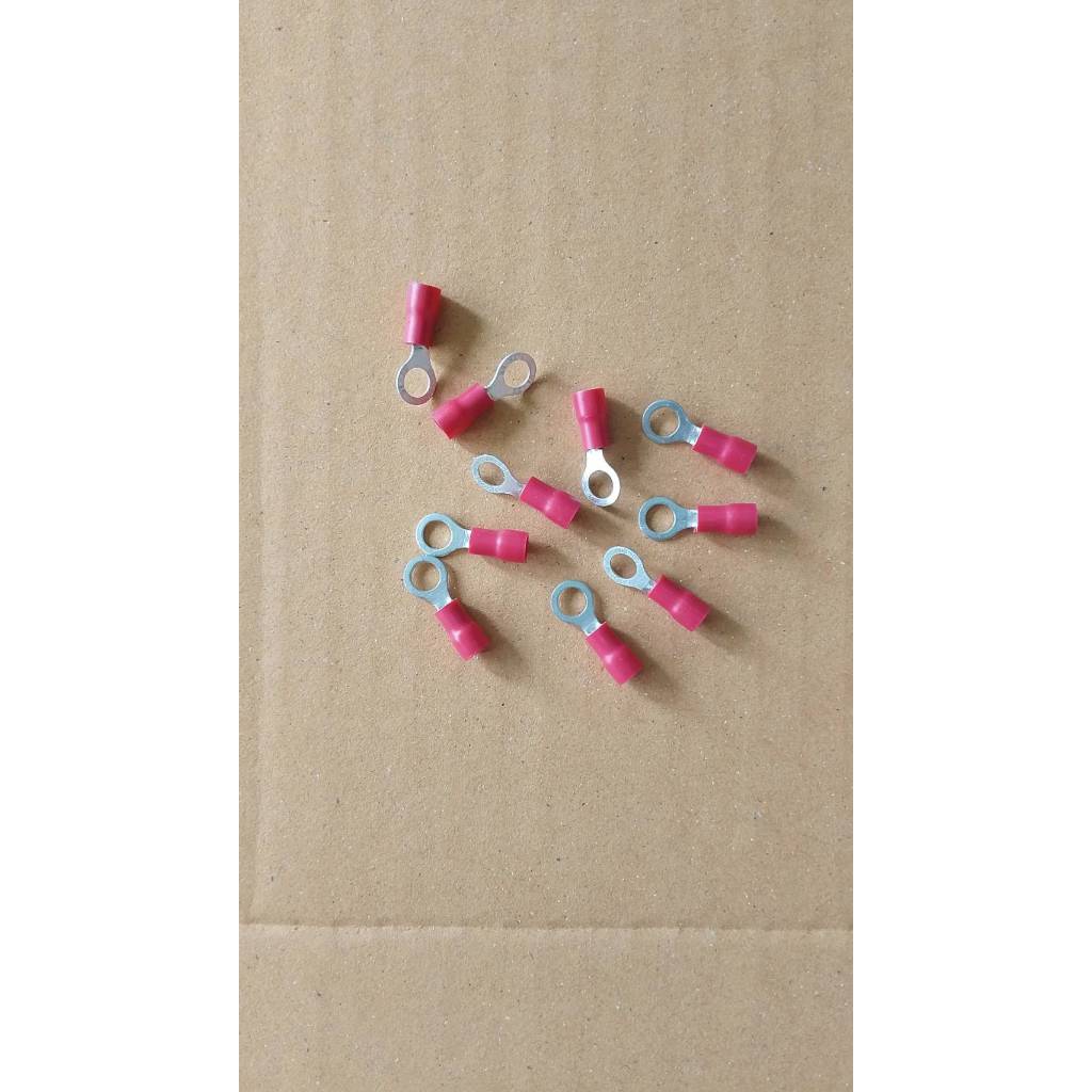 หางปลา ทองแดงชุบดีบุก RV 1.25-6 1.25-8 หางปลากลม หางปลา หุ้มฉนวน