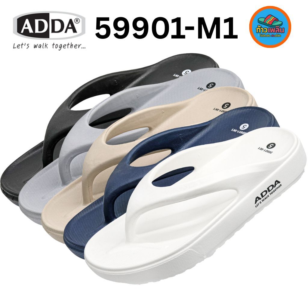 ADDA 59901M1 รองเท้าแตะหูคีบ สำหรับผู้ชาย (ไซส์ 7-10)