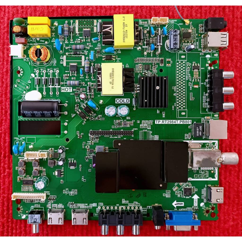 เมนบอร์ดทีวี ยี่ห้อ Westinghouse รุ่น 32WH002 พาสบอร์ด TP.RT2984T.PB801