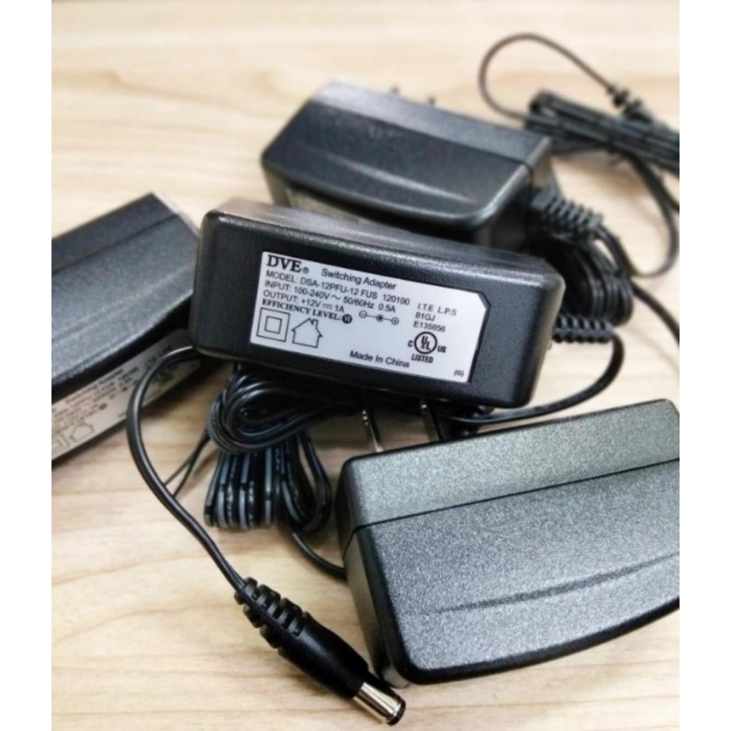 12V 1A Hi-view adapter กล้องวงจรปิด 12V DC / 1A (เกรดอย่างดี) Hi view หรือ เทียบ ทน แท้ อะแดปเตอร์ 12V