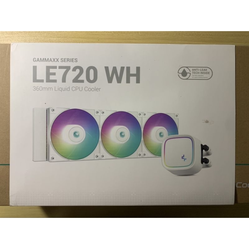 DEEPCOOL LE720 WHITE 360mm LIQUID CPU COOLER