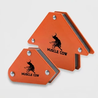 MUSCLE COW แม่เหล็กจับฉาก 6 ตัวชุด จิ๊กซอว์แม่เหล็ก เหล็กจับฉาก ตัวเข้ามุมฉาก ฉากแม่เหล็ก เข้ามุม เชื่อมโลหะ เชื่อมงานเห