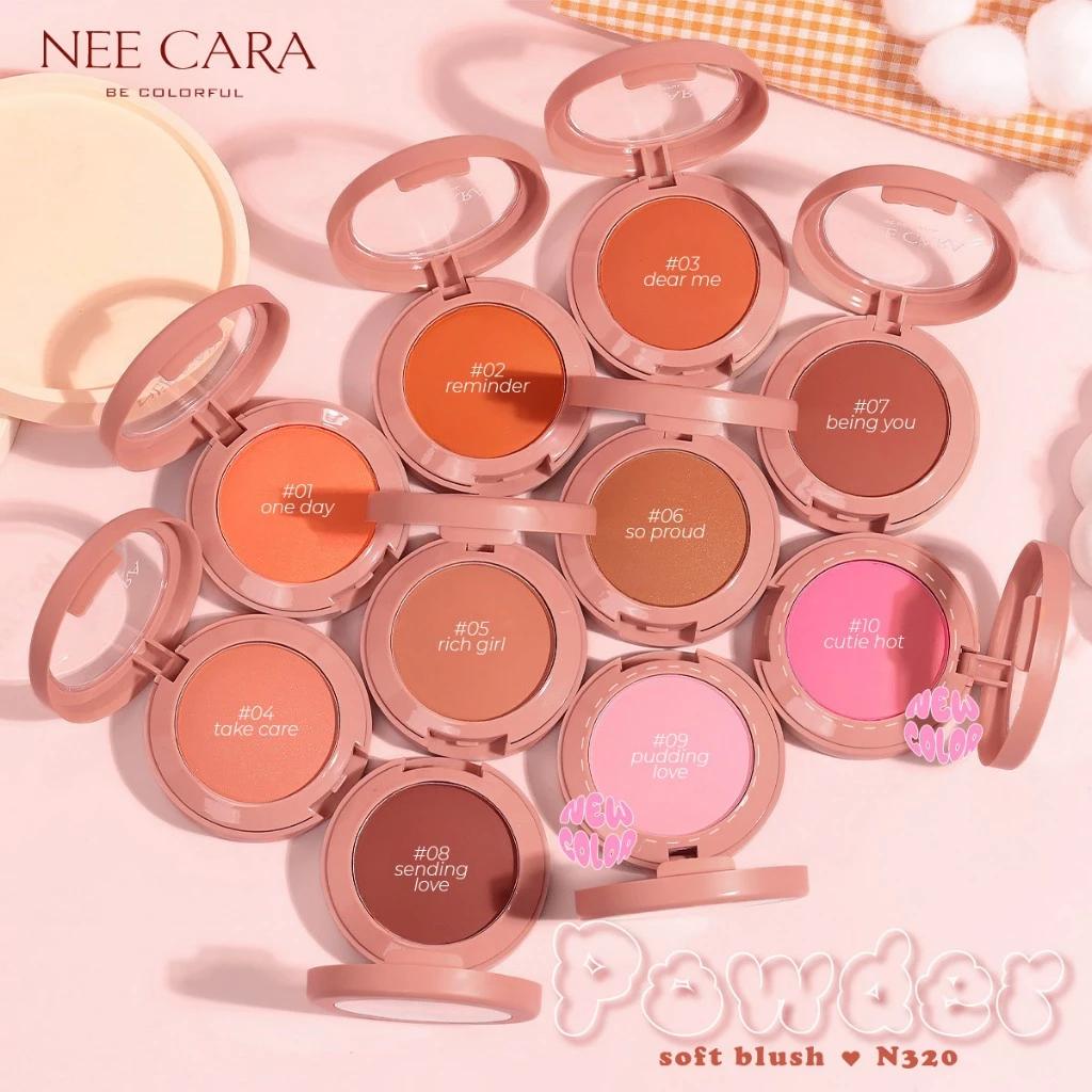 NEE CARA |  N320 นีคาร่า บลัชออน ปัดแก้ม เนื้อฝุ่น POWDER SOFT BLUSH thumbnail 7