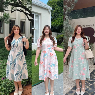 (❤️อกถึง 50") Phoebe Dress เดรสสาวอวบ ชุดสาวอวบ