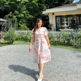 (❤️อกถึง 50") Phoebe Dress เดรสสาวอวบ ชุดสาวอวบ