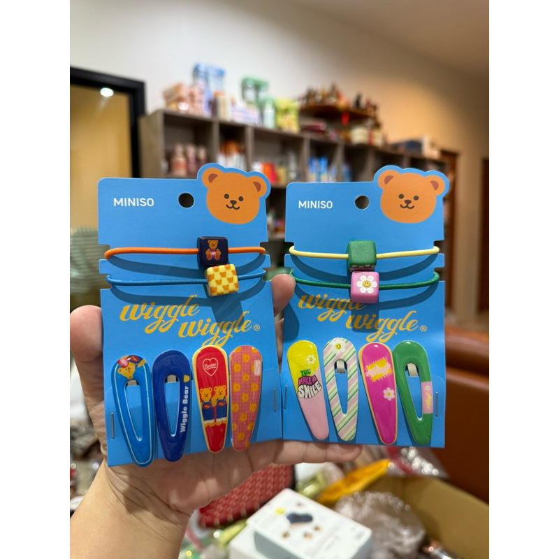 ✅ พร้อมส่งทันที ✅ หายากมาก กิ๊บ wiggle wiggle x Miniso ขายแค่ที่เซี่ยงไฮ้เท่านั้นค่ะ