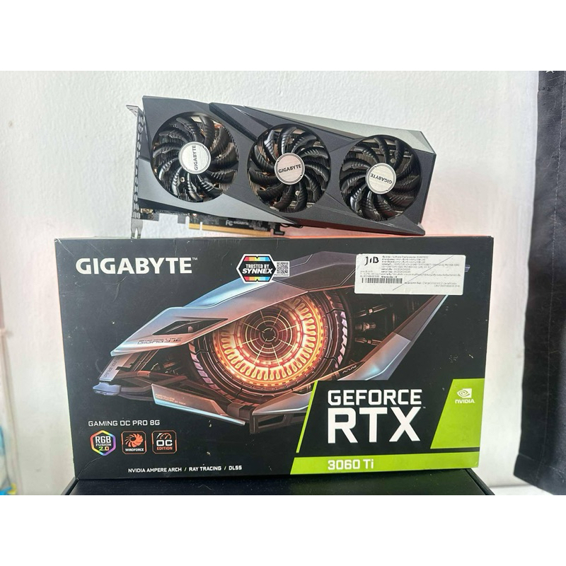 GIGABYTE RTX 3060 TI GAMING OC D6 8G - 8GB GDDR6