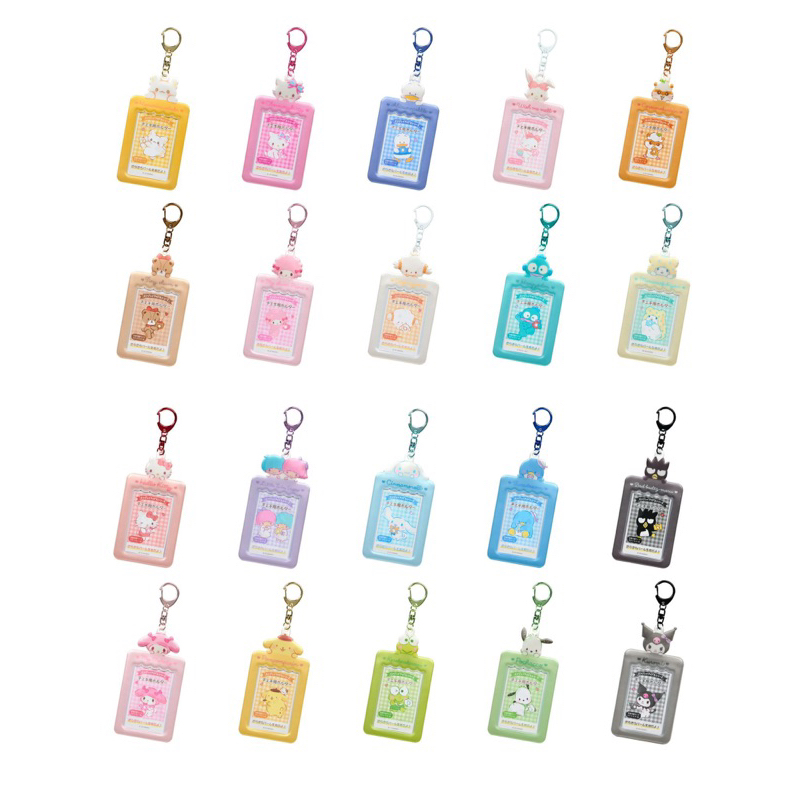 พวงกุญแจ พวงกุญแจห้อยกระเป๋า ซานริโอ้ พวงกุญแจใส่รูป ไอดอล เฟรมการ์ด Enjoy Idol Sanrio frame card