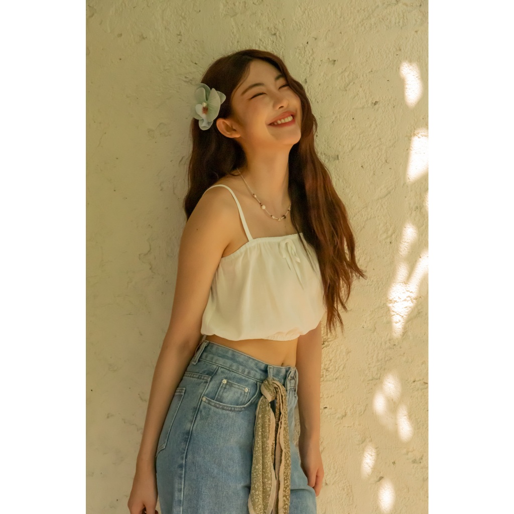 avo ellie tops เสื้อสายเดี่ยวผ้าลินิน