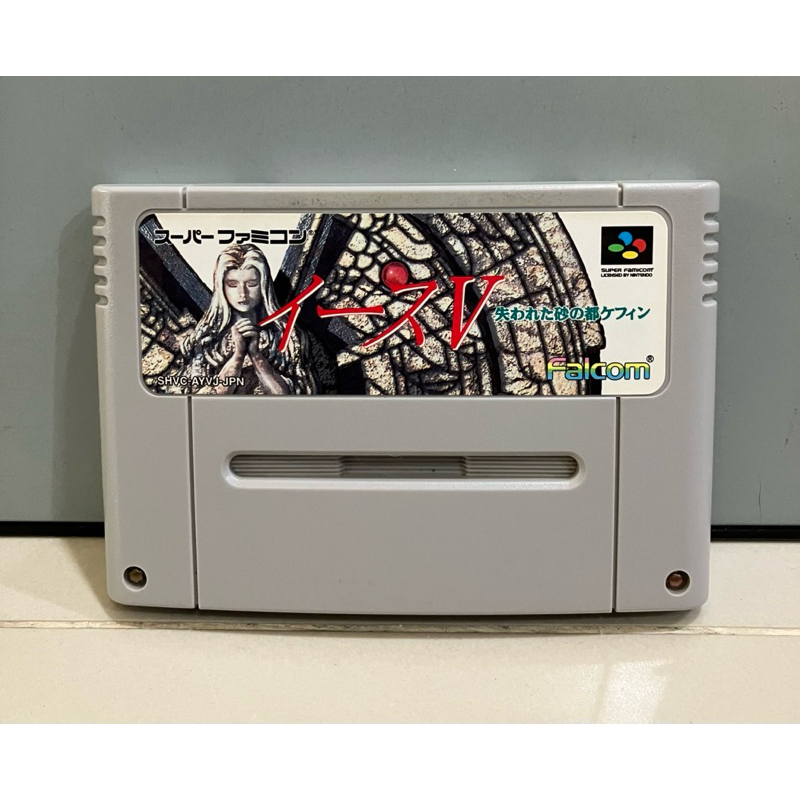 ตลับเกมแท้ Super Famicom (SFC) Ys5 สภาพดี (JPN)
