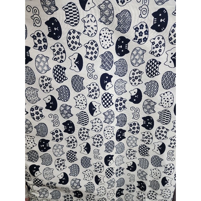 ผ้าฝ้าย แท้ 100% พร้อมส่ง ตัดชิ้นยาวได้ พิมพ์ลาย กว้าง 110-115ซม - รูปที่ 4