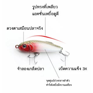 DOLPHINLY เหยื่อตกปลา Sinking ซิงกิ้ง 4กรัม 7กรัม