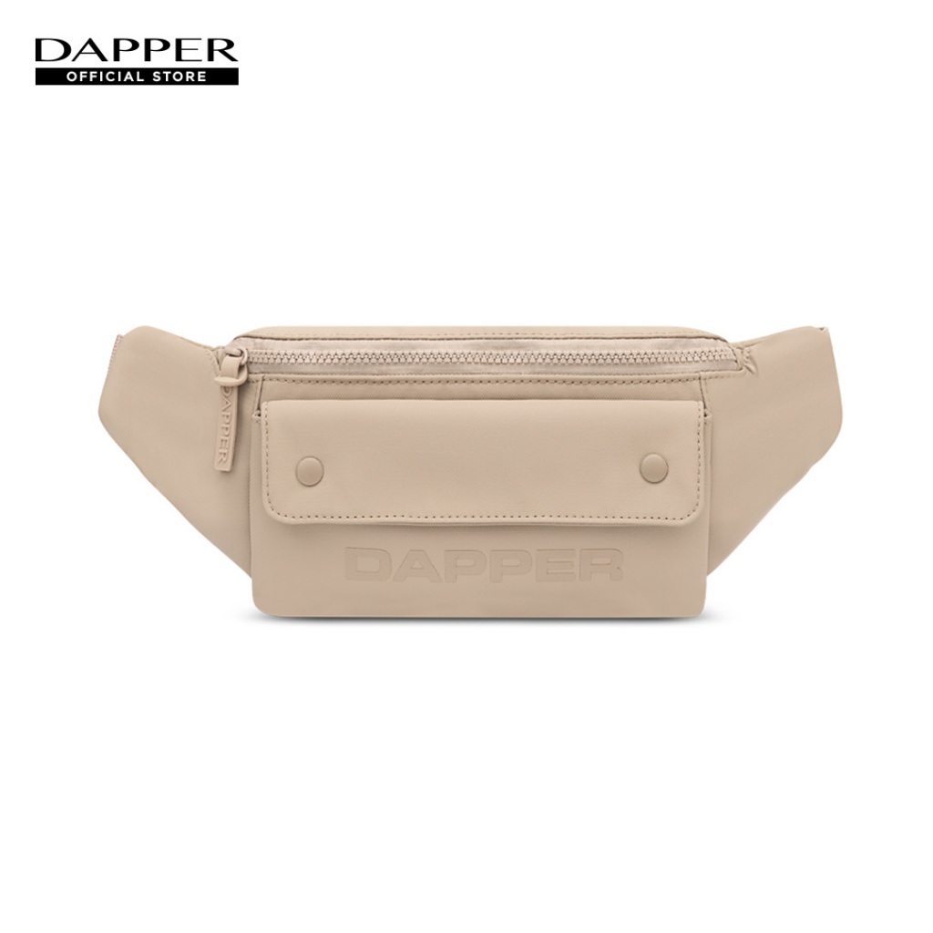DAPPER กระเป๋าคาดอก Monochrome Nylon Belt Bag สีเบจ (BY6/BE/1022PN)