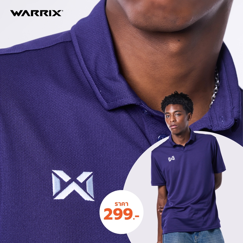 WARRIX เสื้อโปโล Pin Polo New Color (WA-232PLACL34) 2025
