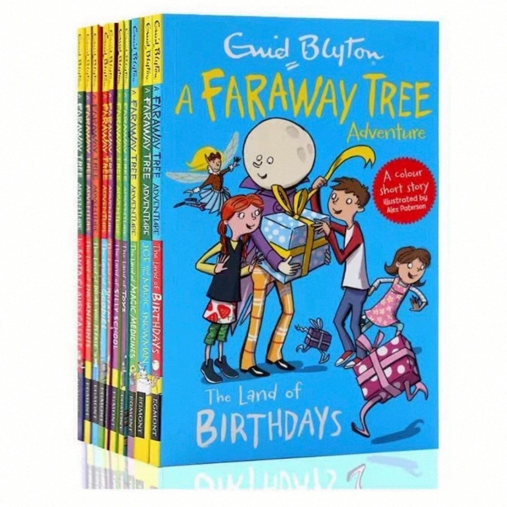 พร้อมส่ง The Complete Faraway Tree Adventures 10 Colour Stories Books Set by Enid Blyton