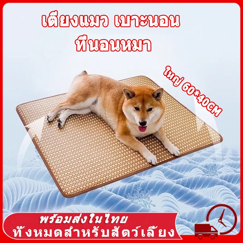 เตียงแมว เบาะนอน ที่นอนหมา ที่นอนสัตว์เลี้ยง เสื่อเย็นสัตว์เลี้ยง ที่นอนแมวเย็น Pet Cool Mat S/M/L ระบายความร้อนได้ดี