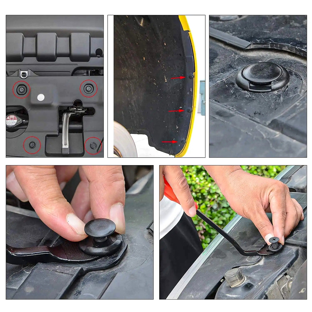 Car's part（ขายส่ง）หมุดพลาสติกรถยนต์ 650PCS หมุดกิ๊บล็อค หมุดกิ๊บล็อคกันชน หมุดพลาสติก กิ๊บล็อครถยนต์หมุดยึดพลาสติก - รูปที่ 7