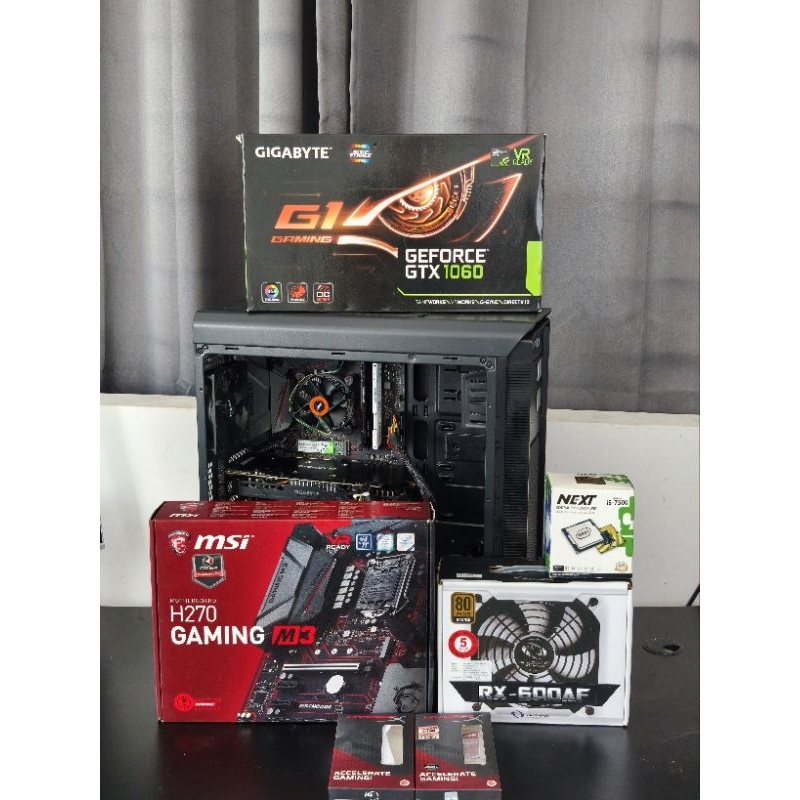 คอมพิวเตอร์มือสอง I5 7500 Ram 16 gb Gtx 1060 6gb