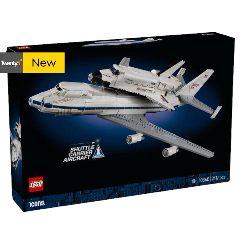 (พร้อมส่ง รับประกันกล่องสวย) Lego icons 10360 Shuttle Carrier Aircraft
