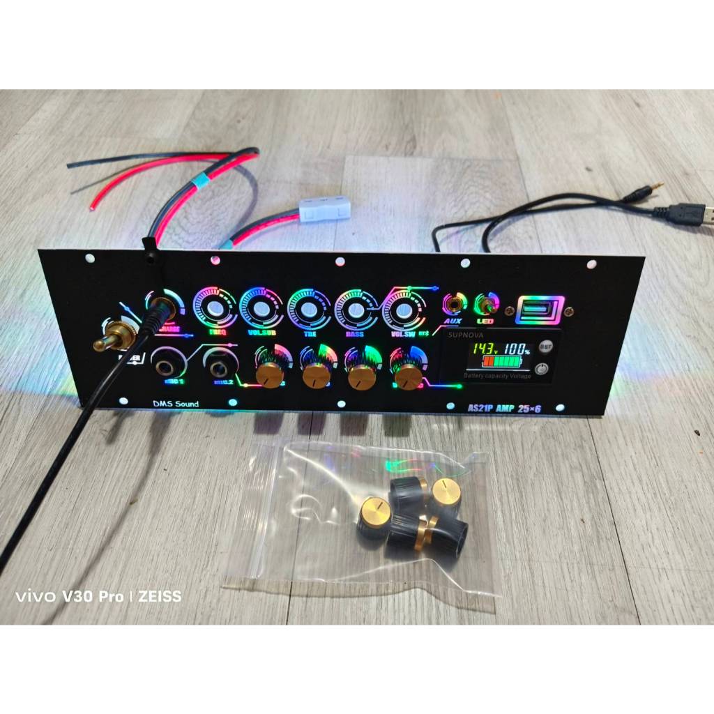 ชุดเพลท  AS21Pเดินระะบบไม่เอาแอม ย้ายสายและไม่ย้ายสาย ใส่ได้ มีคาราโอเกะ วัดแบตดิจิตอล มีไฟled เหลือ