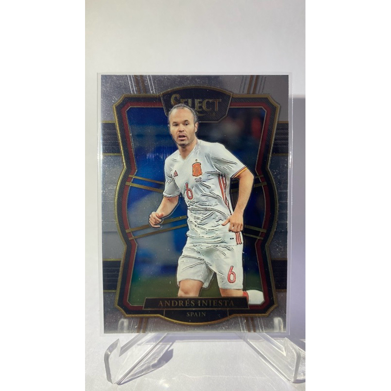 การ์ดนักฟุตบอล ANDRES INIESTA , SPAIN, SELECT PANINI 2017