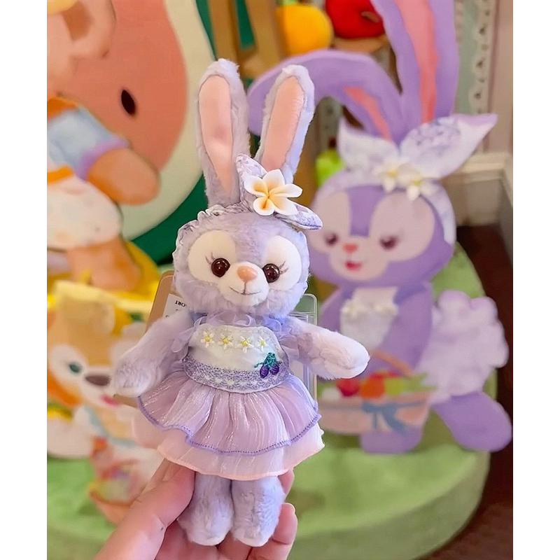 พร้อมส่ง🐰💜พวงกุญแจ Stellalou Disneyland Shanghai - รูปที่ 3