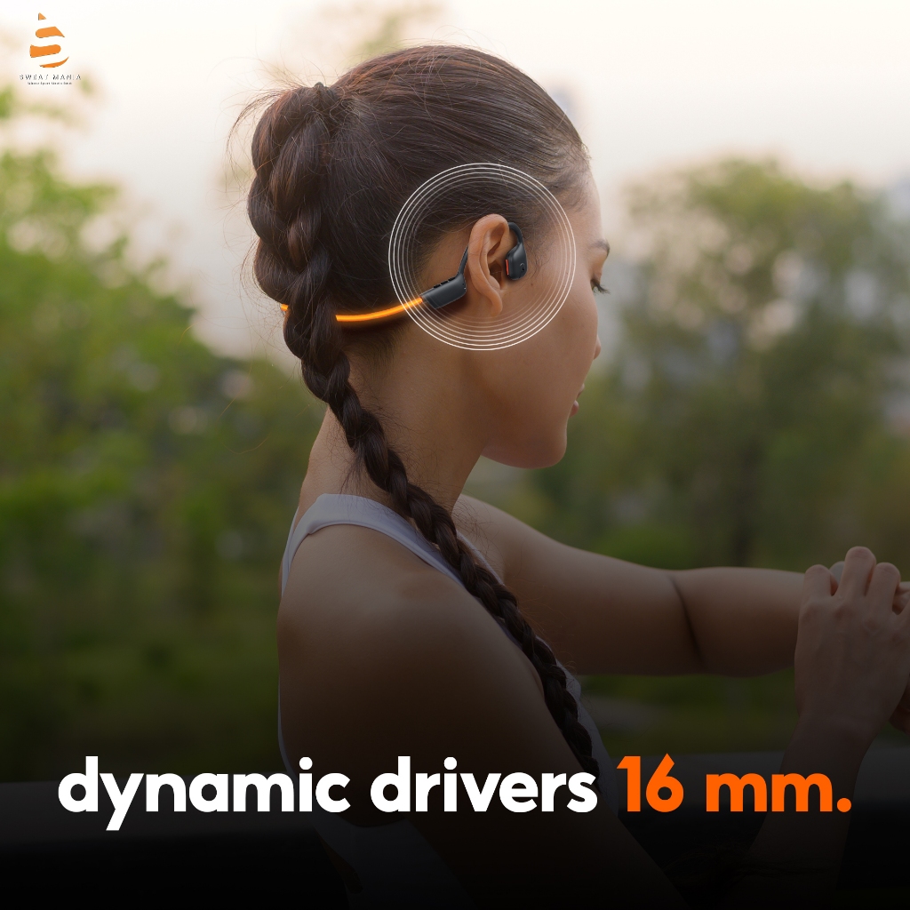 [เก็บโค้ดส่งฟรี] HAKII รุ่น LIGHT หูฟังออกกำลังกาย หูฟังบลูทูธ มีไฟ LED ความจุ 32GB WirelessSports - รูปที่ 5