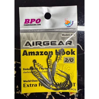 เบ็ดเกี่ยวเหยื่อยาง Airgear Amazon Hook Model.424 (ซองเหลือง)