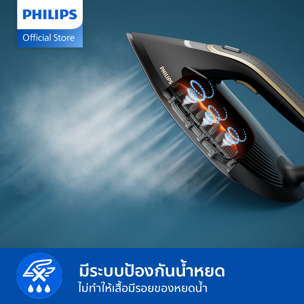 Philips Perfect Care 7000 Series เตารีดแรงดันไอน้ำฟิลิปส์ เพอร์เฟคแคร์คอมแพค PSG7300/80 - รูปที่ 5