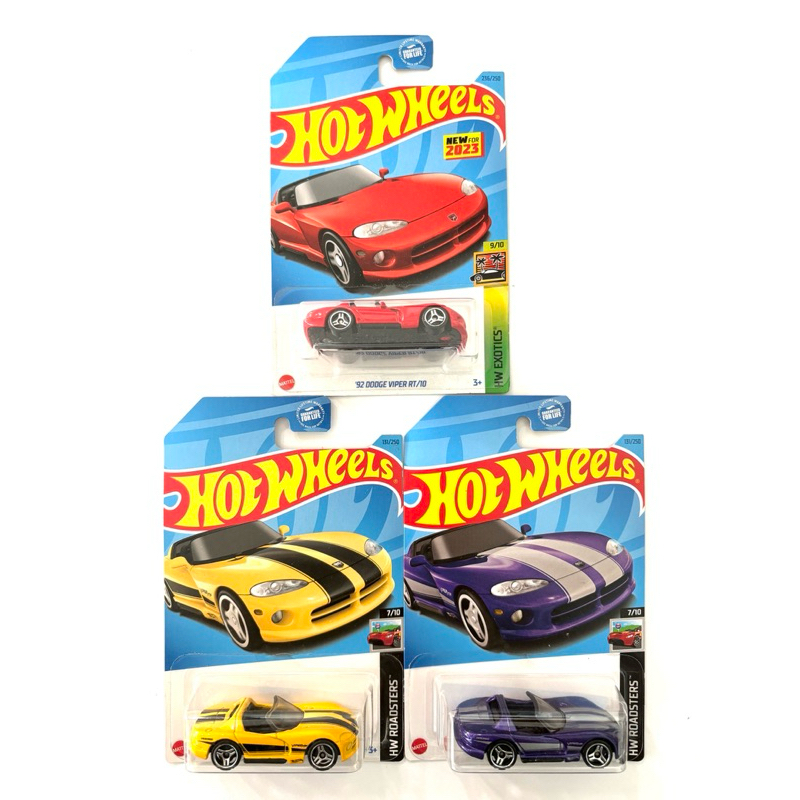 Hot Wheels | DODGE VIPER RT/10 ~ มี 3 สี | 🇺🇸แพคอเมริกา✈️ | 📦สินค้ามีพร้อมส่ง