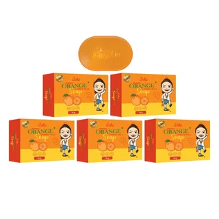สบู่น้ำส้ม 3 ก้อน 88.- *แถม* ตาข่ายตีฟอง ออร์แกนิค สบู่ล้างหน้า ฟอกตัว พร้อมส่ง