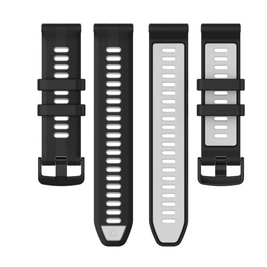 สาย Garmin Forerunner 965 สีทูโทนลายตรงรุ่นขนาด22mm รูปที่ 5