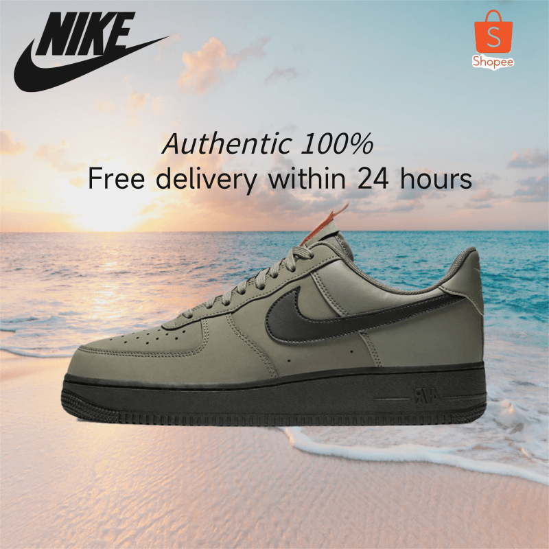 🔥ของแท้ ขายร้อน100%🥇Air Force 1 ’07ลำลอง  รองเท้าผ้าใบ  สึกหรอป้องกันการลื่นไถลรองเท้าบอร์ดต่ำด้านบน