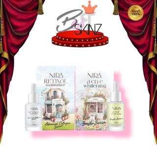 NIRA SERUM เซรั่มนิรา ลดสิว ฝ้า หน้าใส 2 สูตร คืนความชุ่มชื้นสู่ผิว รูขุมขนกระชับ ดูอ่อนเยาว์ ลดฝ้า