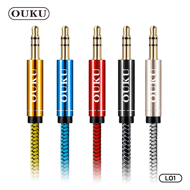 สาย AUX 3.5mm OUKU L01 สายยาว 1M ใช้งานร่วมกับโทรศัพท์มือถือแจ็ค 3.5 มม.ส่วนใหญ่เช่นโทรศัพท์ MP3 คอมพิวเตอร์ ฯลฯ ยังไม่ม - รูปที่ 6