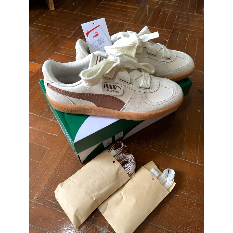 พร้อมส่ง - รองเท้า Puma Palermo Wide Lace SD - ไซส์ EUR 39 ,25 cm *ของแท้*