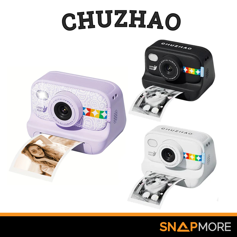 CHUZHAO S9 Instant Print Digital Camera ประกันศูนย์ กล้องดิจิทัลพร้อมปริ้นเตอร์ในตัว (ปริ้นความร้อนตามโทนสีของกระดาษ)