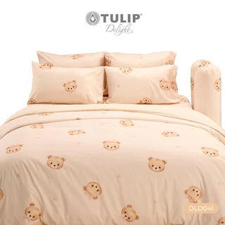 TULIP Delight Sweet Teddy Dream DLD041 ลายหมีน้อยชวนฝัน ชุดผ้าปูที่นอน ผ้านวม พิมพ์ดิจิตอล