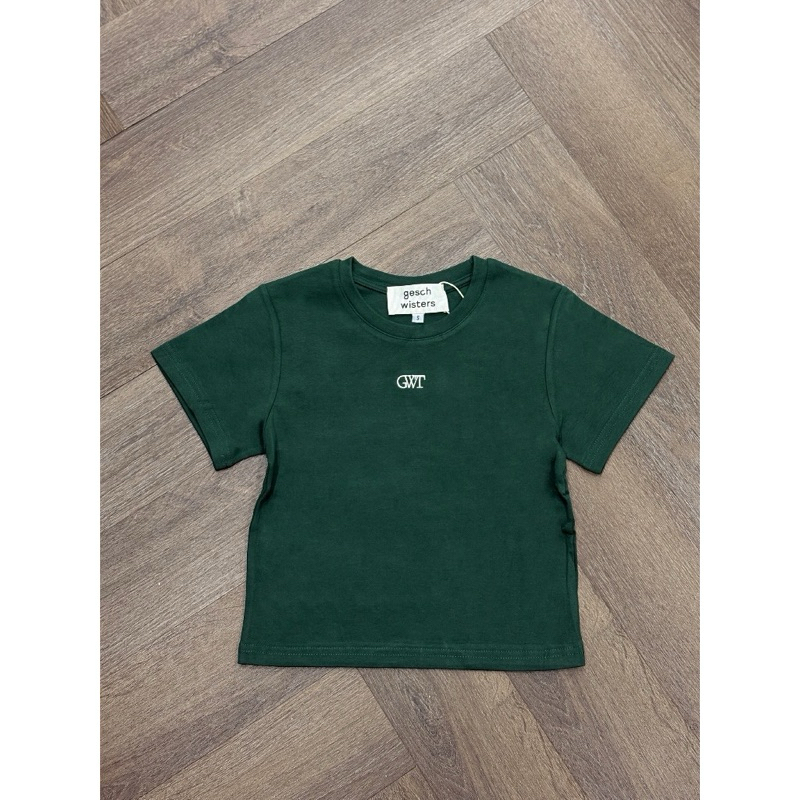 Geschwisters"GWT Baby tee" สีเขียว