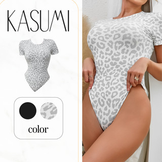 KASUMI คาซุมิ บอดี้สูทแขนสั้น ผ้าคอตตอนเนื้อนุ่ม -КСВ0530