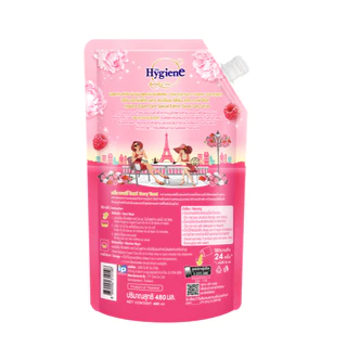 [ใหม่] ไฮยีน เอ็กซ์เพิร์ท แคร์ สเปเชี่ยล อิดิชั่น น้ำยาปรับผ้านุ่มสูตรเข้มข้นพิเศษ กลิ่นเบอร์รี่ โทสต์ 480 มล.แพ็ค 6 ถุง