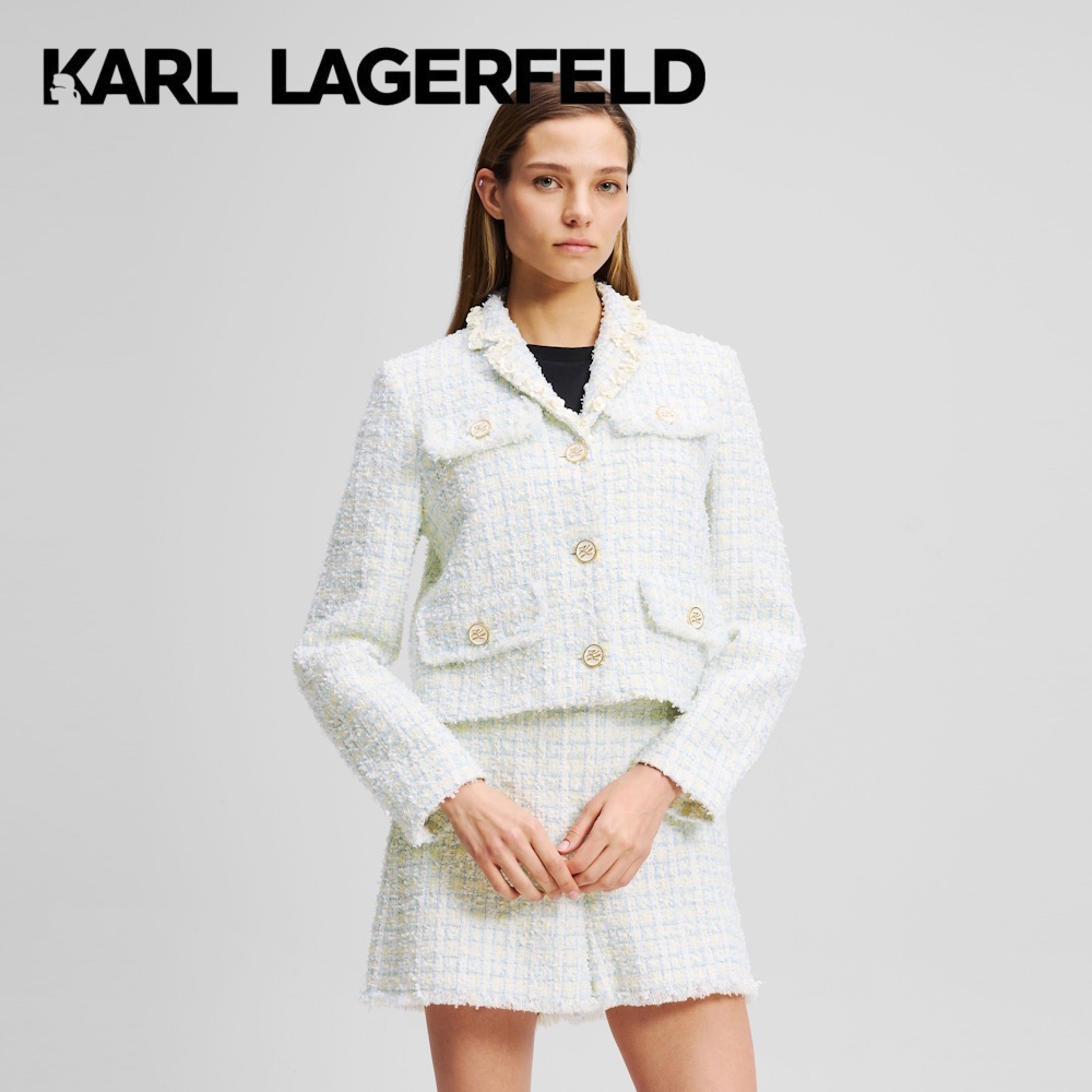 KARL LAGERFELD - KARL ESSENTIAL BOUCLÉ JACKET