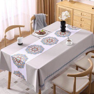 ผ้าปูโต๊ะกันน้ำมัน-น้ำ ซักง่าย สไตล์พรีเมียม รุ่น สำหรับห้อง…